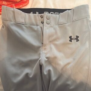 Under Armour Kids Gray Baseball Pants